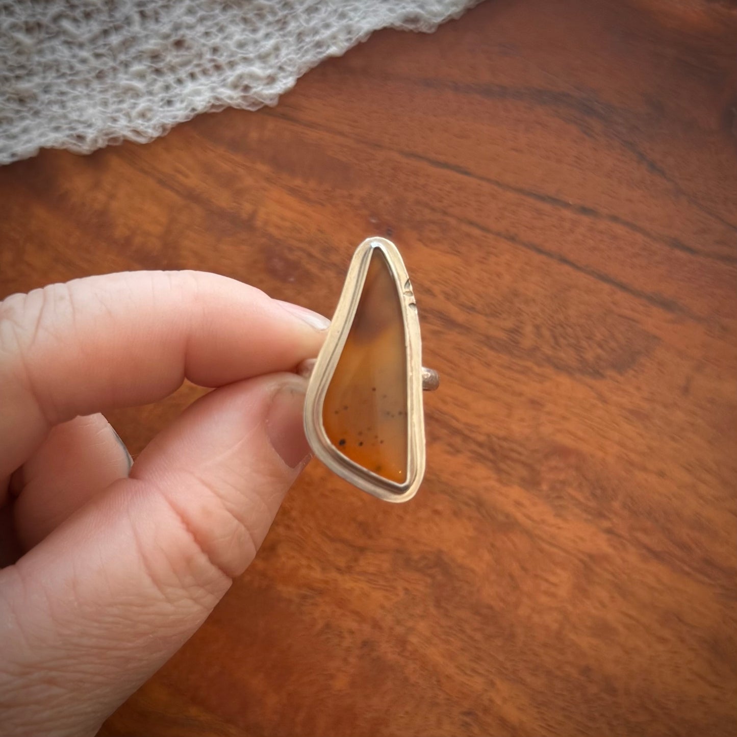 Montana Agate Ring (size 6.25)