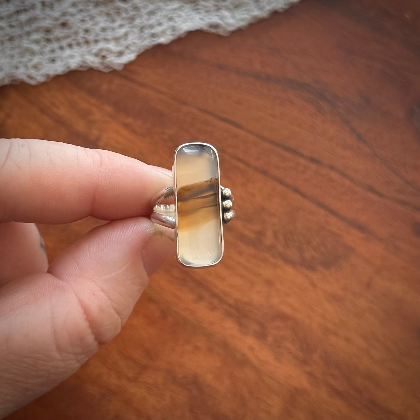 Montana Agate Ring (size 5)