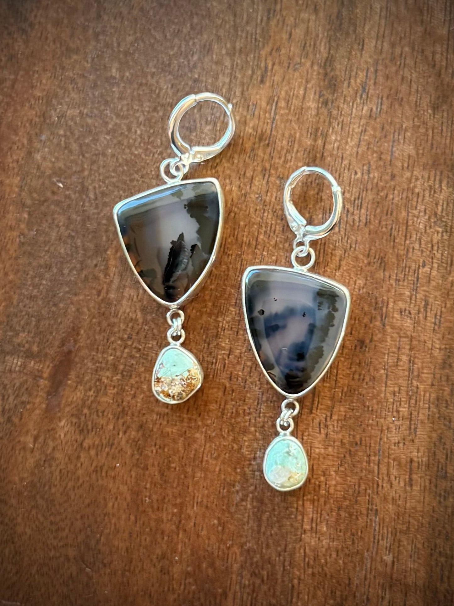 MT Agate & MT Turquoise Earrings