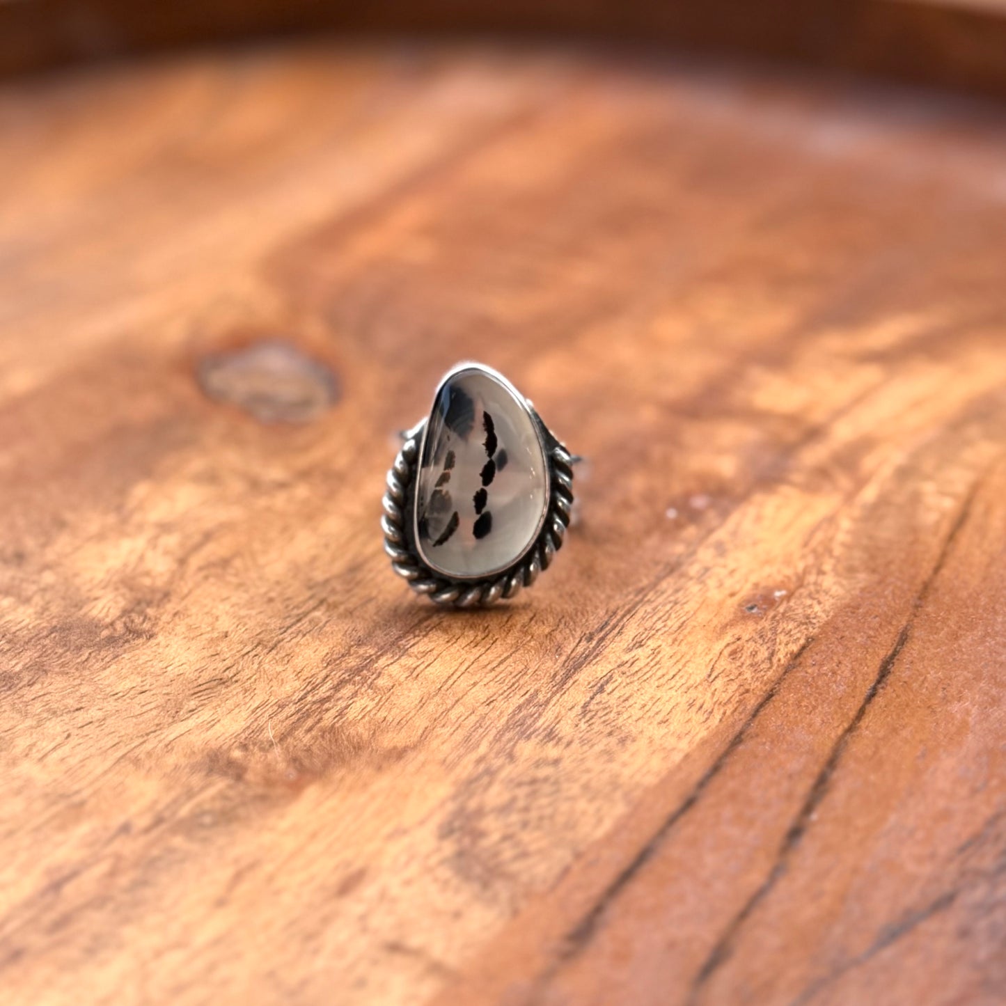 Montana Agate Ring (Size 8)