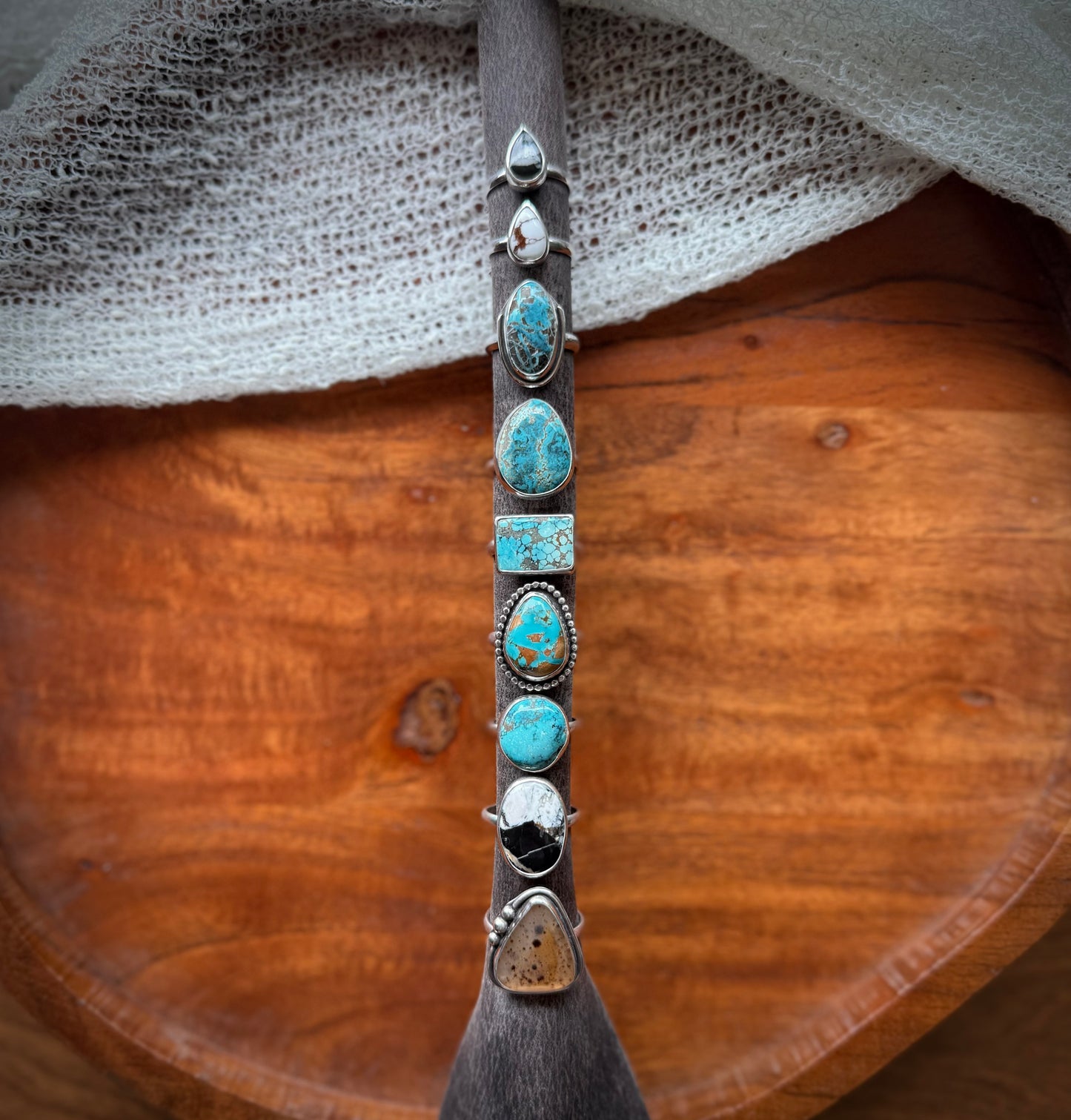 Sierra Nevada Turquoise Ring (size 8.5)