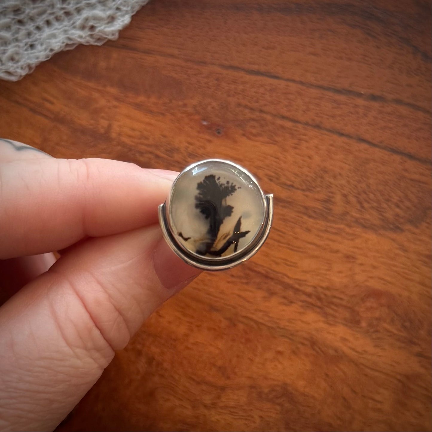 Montana Agate Ring (size 5)