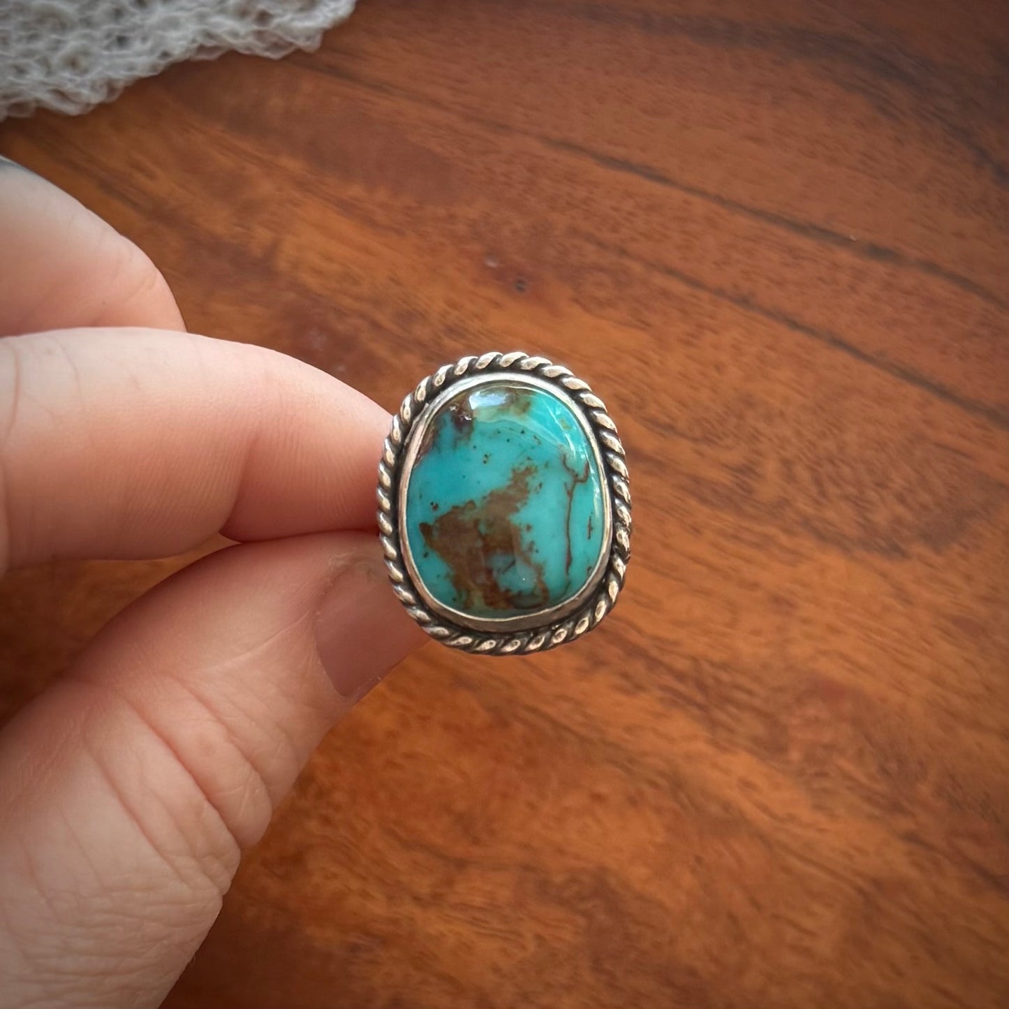 Alacran Turquoise Ring (size 8)