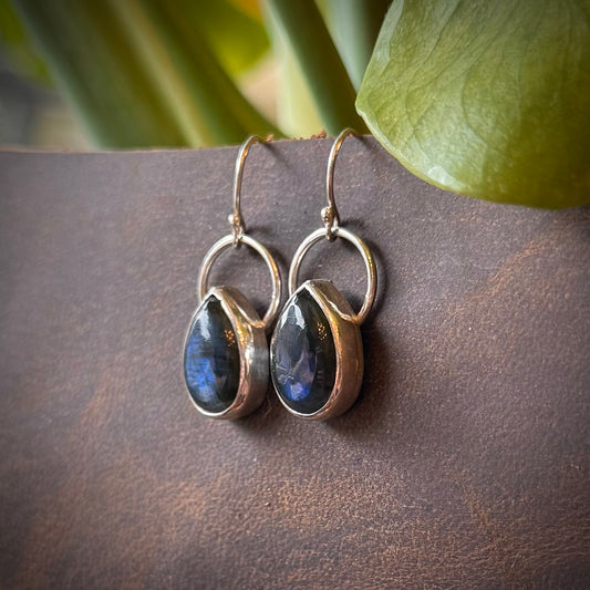 Labradorite Earrings