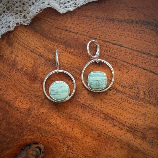 Australian Variscite Earrings