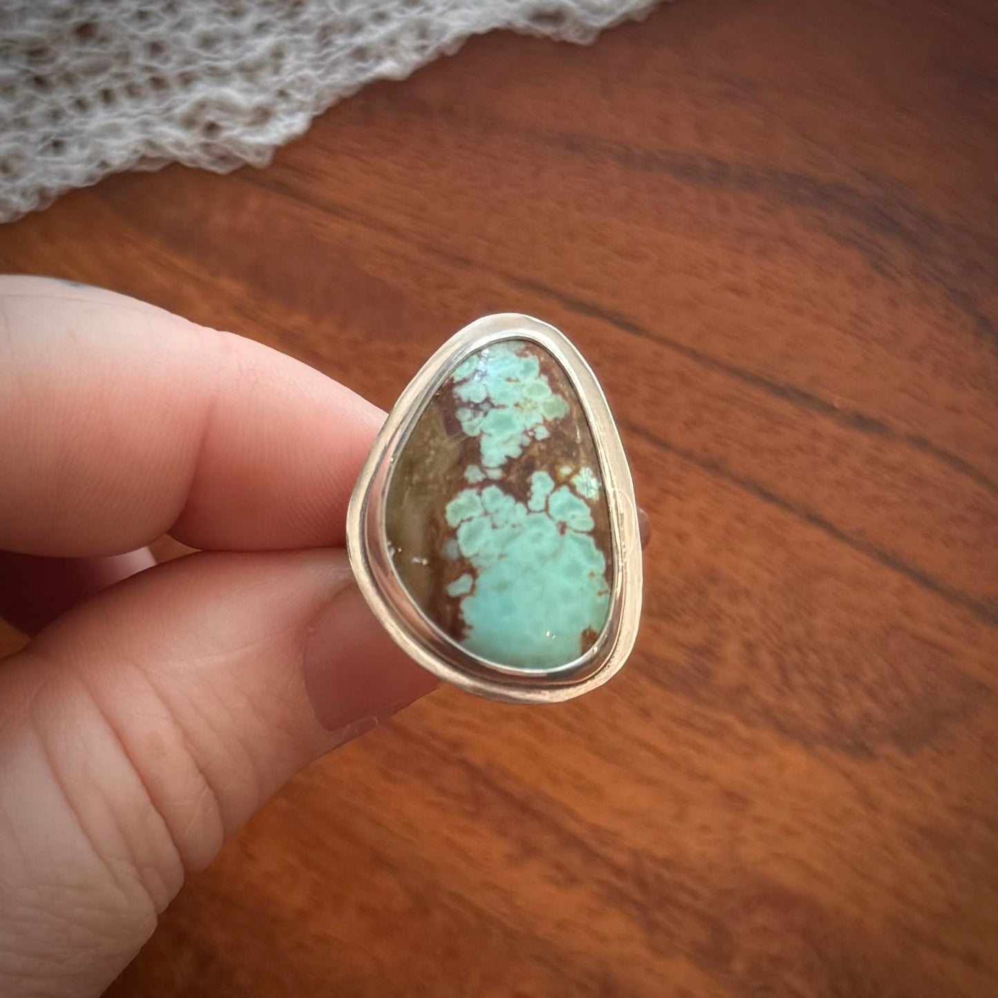Number 8 Turquoise Ring (size 9)
