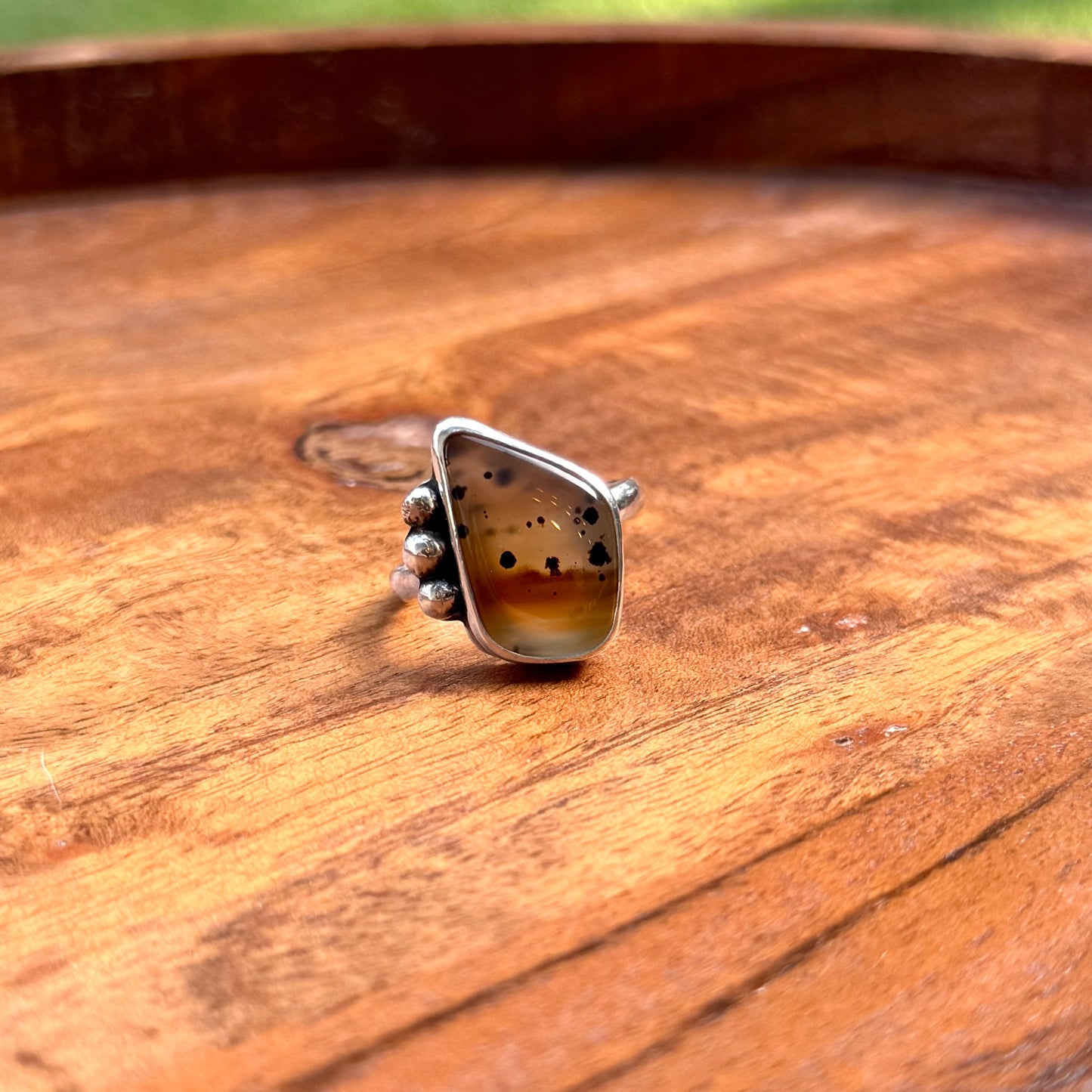 Montana Agate Ring (Size 7.5)