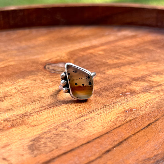 Montana Agate Ring (Size 7.5)