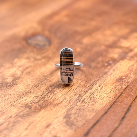 Montana Agate Ring (Size 5)